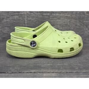 Crocs Classic Yellow Big Kid Clogs Size J1